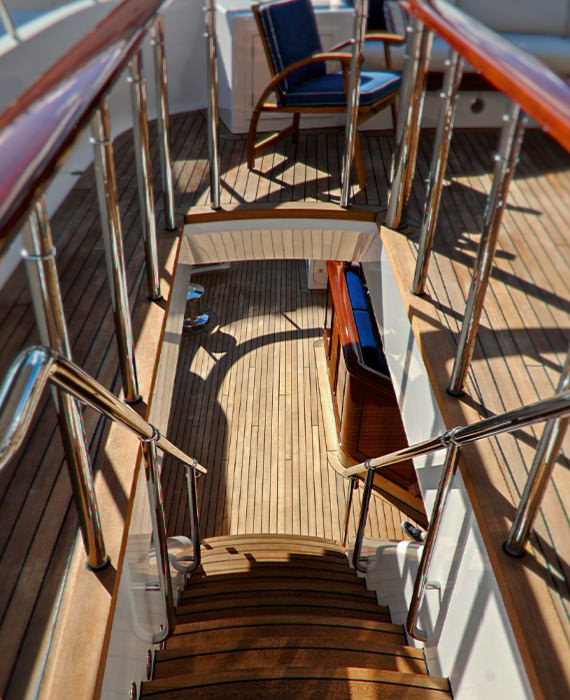 Προστασία Ξύλου 5 deck stairs
